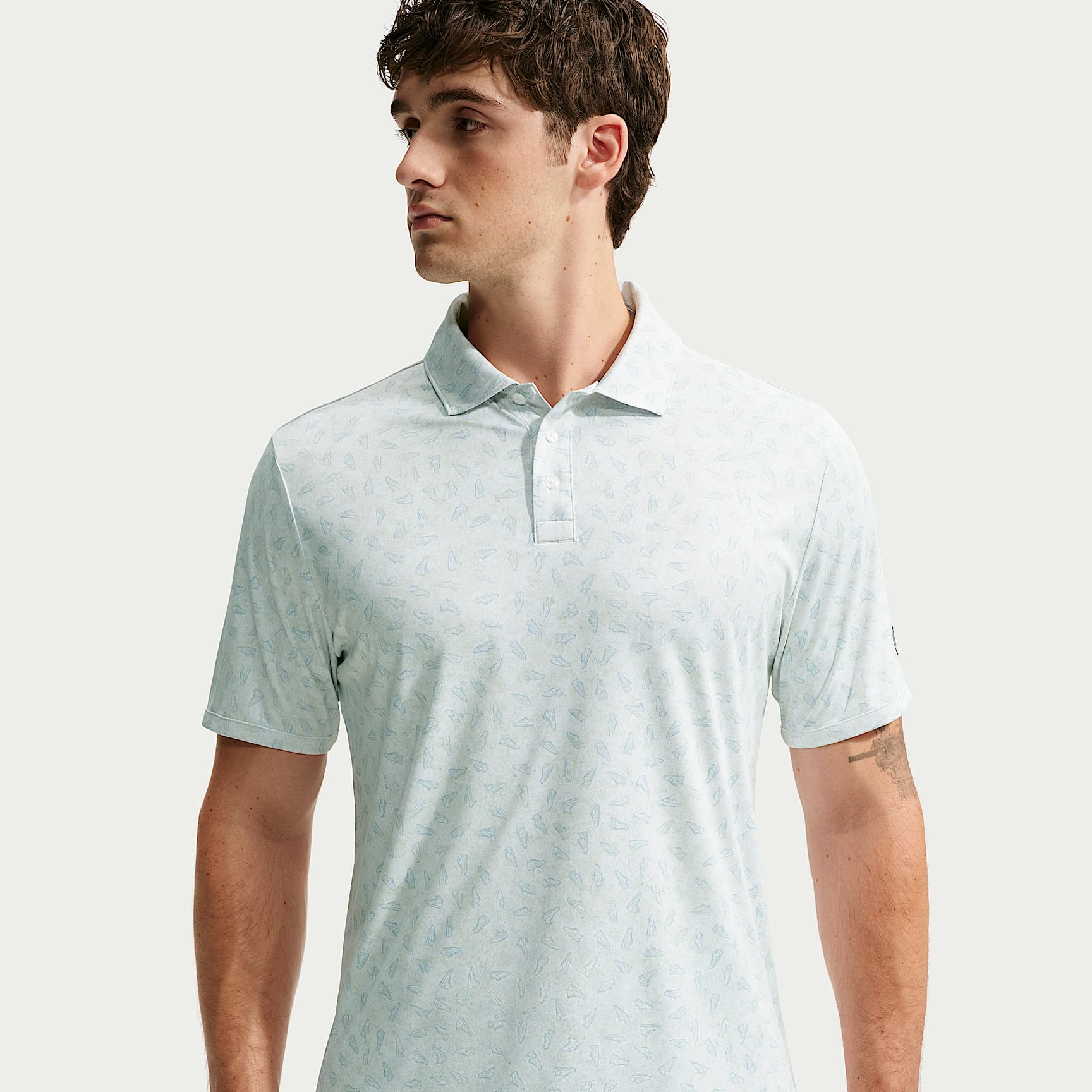 Nike Par Men's Dri-FIT Grass Print Golf Polo. Nike.com